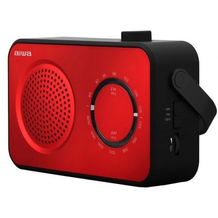 Aiwa Radio portátil R-190RD 2W Roja